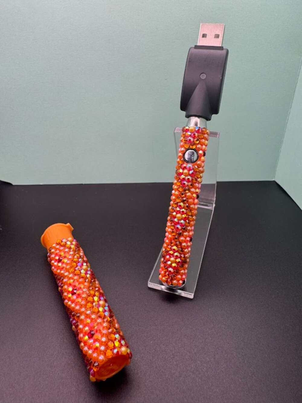 Rhinestone 510 Threaded Battery